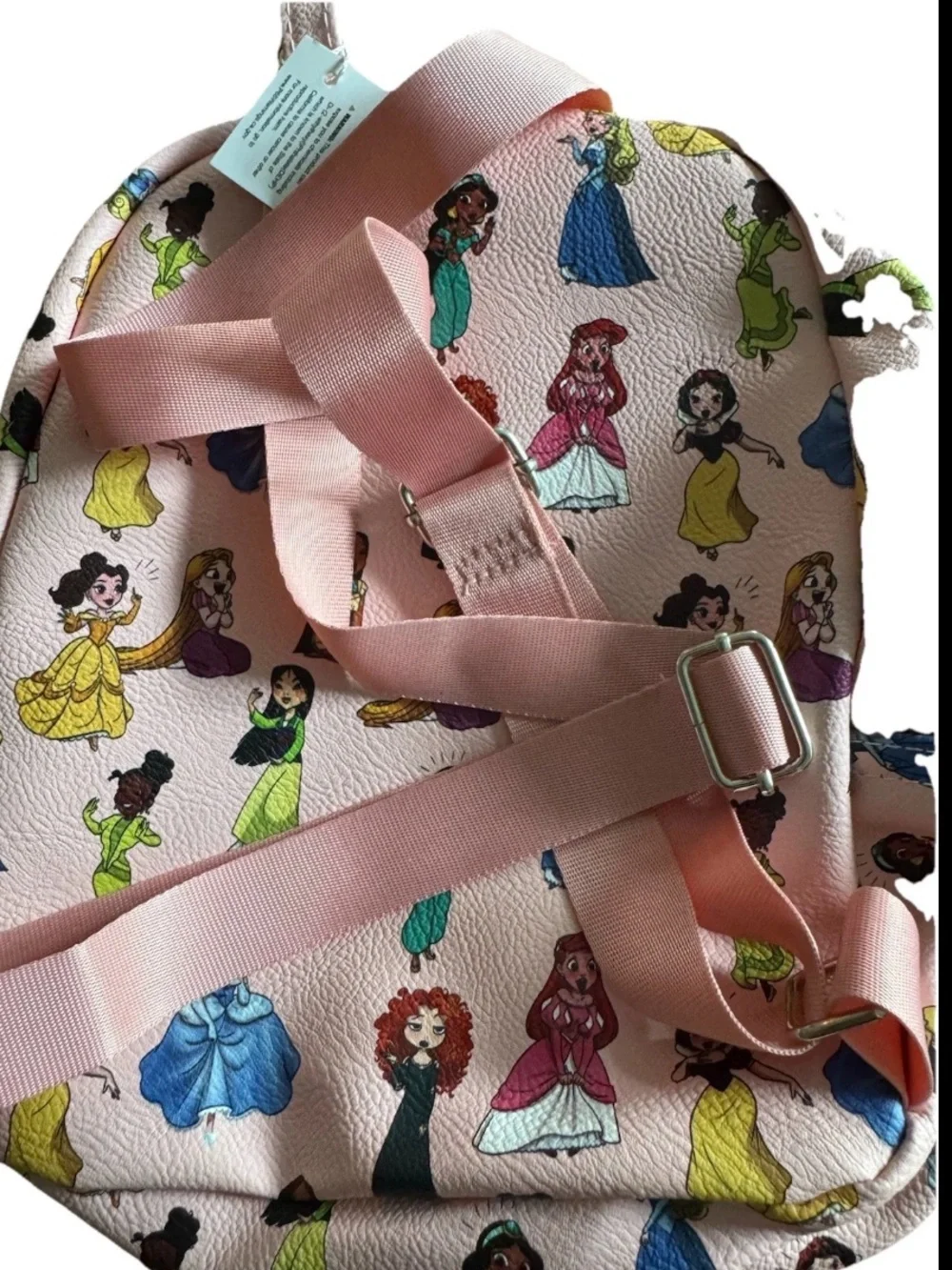New Disney Princess Pink Mini Backpack- Camp- Daycare - Picture 2 of 3